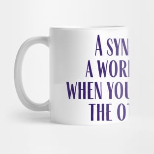 A Synonym Mug